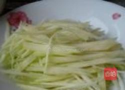 苤蓝丝小炒的做法图解3
