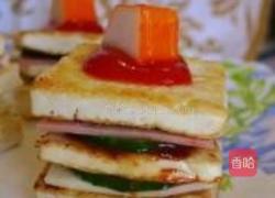 豆腐三明治的做法图解13