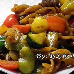 中西结合酱炒螺丝面的做法[图]