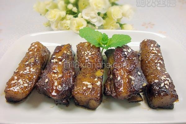 红烧排骨粽子