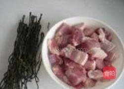 干豆角烧肉的做法图解1