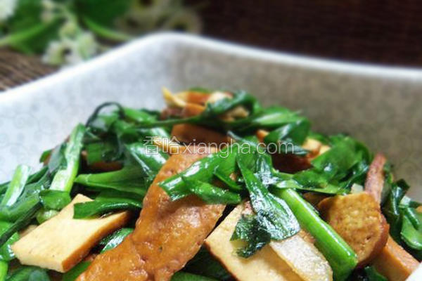 韭菜炒香干