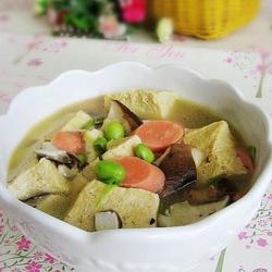 什锦冻豆腐汤的做法[图]