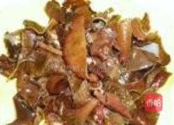 酱爆石耳的做法图解1