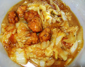白菜炖肉丸[图]