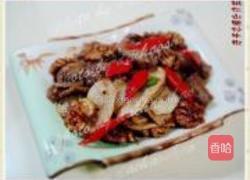 桃仁山药炒牛肉的做法图解9