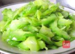 清炒苦瓜的做法图解6
