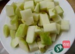 玉米粒土豆烧豆角的做法图解2