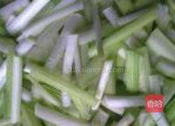 韭黄肉片的做法图解2