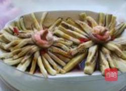 菊花茄子的做法图解6