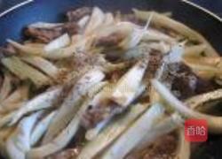 茴香头炒羊肩肉的做法图解8