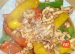 彩椒炒鱿鱼的做法图解11