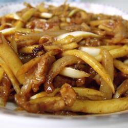 茭白炒肉丝的做法[图]