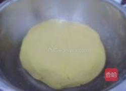 香煎黄米豆沙饼的做法图解3