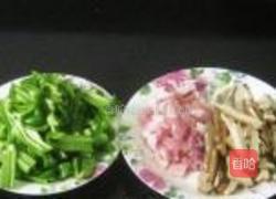 青椒豆丝小炒肉的做法图解2