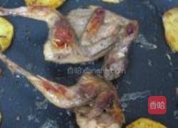 香煎迷迭香鹌鹑的做法图解7