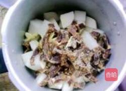 猪肉干焖白萝卜的做法图解6