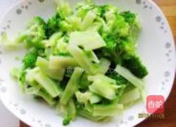 核香椰菜的做法图解1