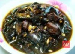 蒜香酱肉烧茄子的做法图解7