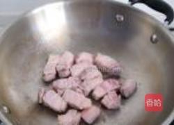 红烧肉炖豆角的做法图解3
