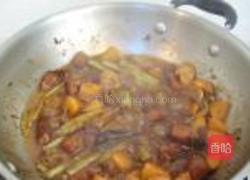 红烧肉炖豆角的做法图解8