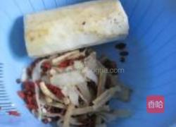 猪横脷瘦肉煲淮山的做法图解4