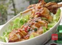 烧汁焗鱿鱼的做法图解6