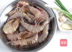 白灼九节虾的做法图解1