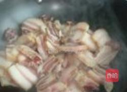 青萝卜炖腊肉的做法图解4