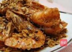 麦片炒大虾的做法图解12