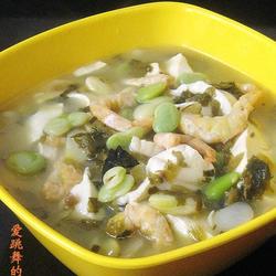 虾干酸菜豆腐汤的做法[图]
