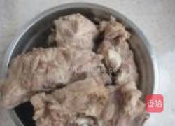 脊骨炖小白菜的做法图解5