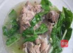 脊骨炖小白菜的做法图解9