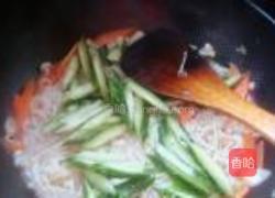 金针菇黄瓜炒鸡蛋的做法图解12