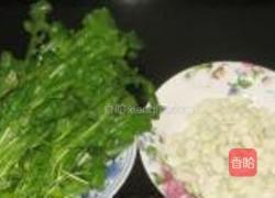 荠菜凉拌洋扁豆的做法图解1