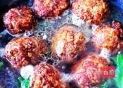 红烧狮子头的做法图解12