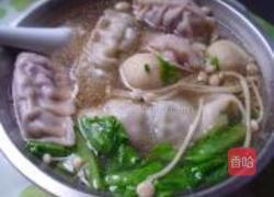 紫包菜肉馅饺子的做法图解18