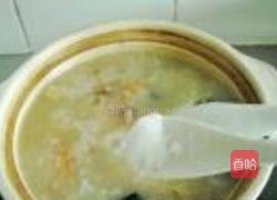 皮蛋虾粥的做法图解16