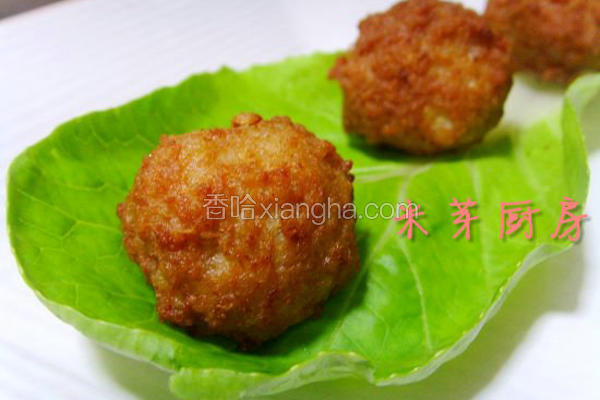 炸小肉丸