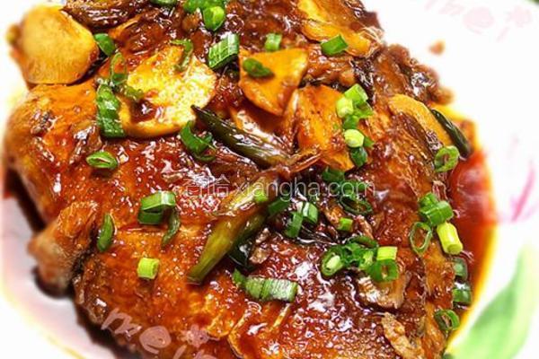 红烧黑鲳鱼