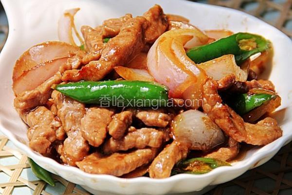 洋葱杭椒牛柳