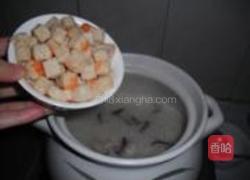 豆腐粒香菇干鱿鱼粥的做法图解12
