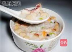 豆腐粒香菇干鱿鱼粥的做法图解18