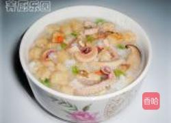 豆腐粒香菇干鱿鱼粥的做法图解19