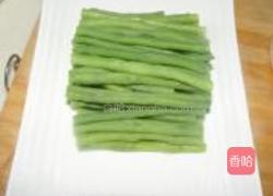 麻汁豆角的做法图解5
