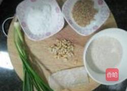 香煎双味麦粿的做法图解1