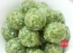 水晶荠菜圆子的做法图解7