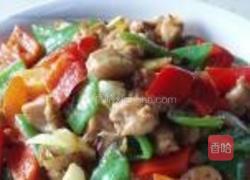 双椒滑炒兔肉的做法图解12