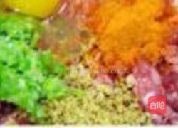米粉蒸肉丸的做法图解1
