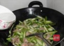 芦笋炒肉片的做法图解5